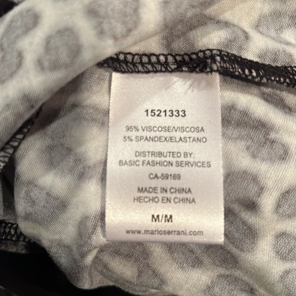 Mario Serrani Snow Leopard Print Tunic - Picture 7 of 9